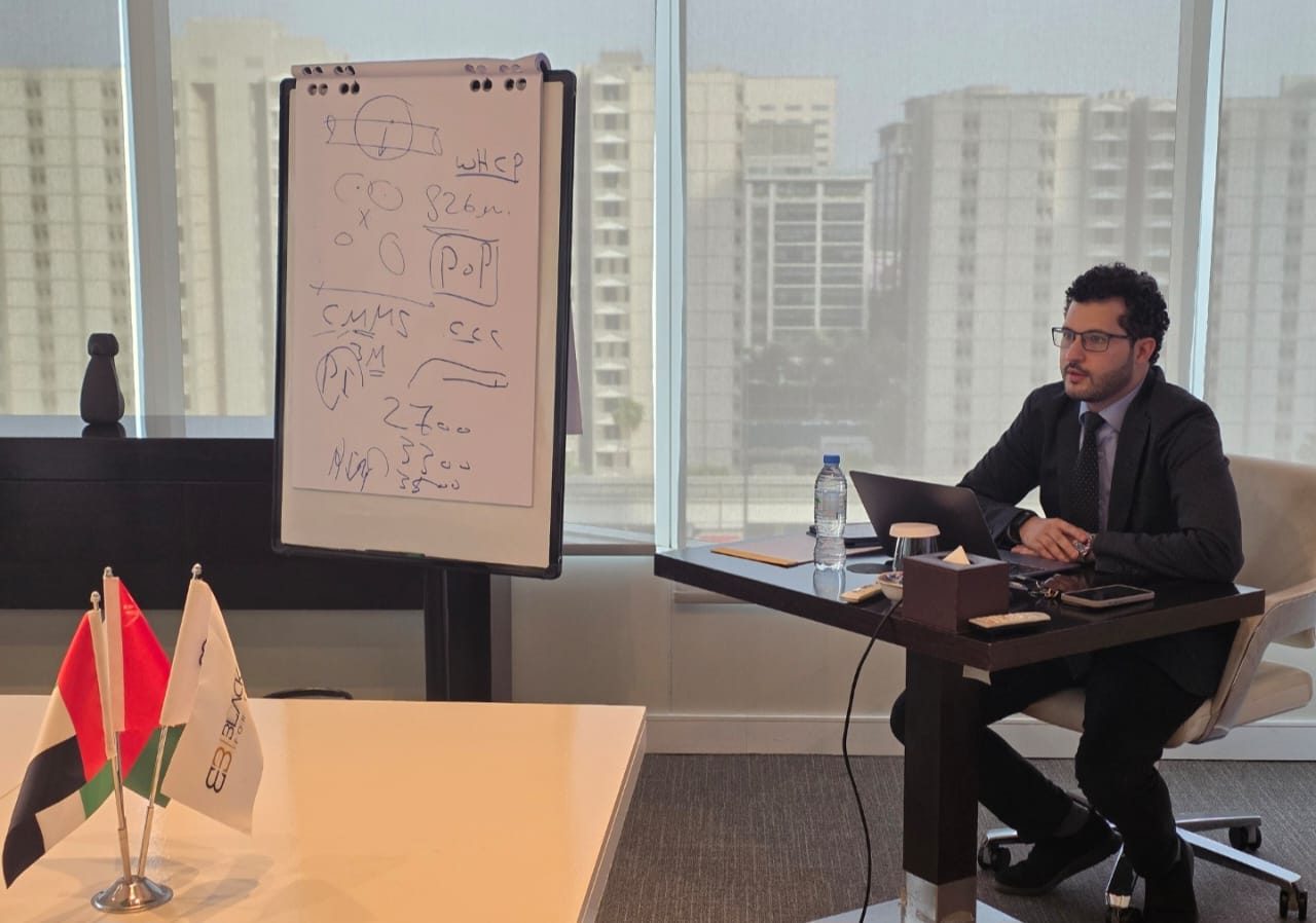 Leading a training session